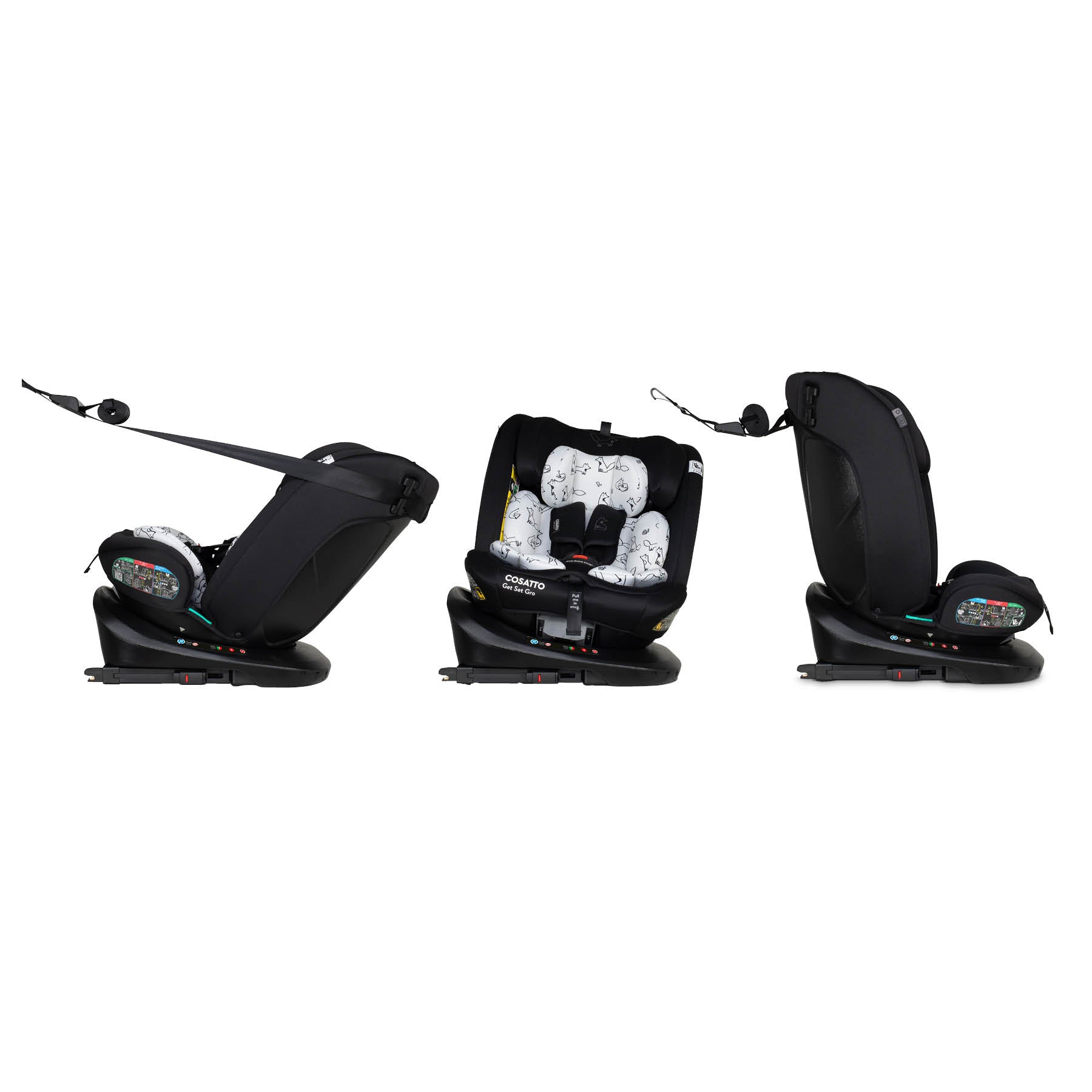 Get Set Gro i-Size 360 Car Seat Foxed