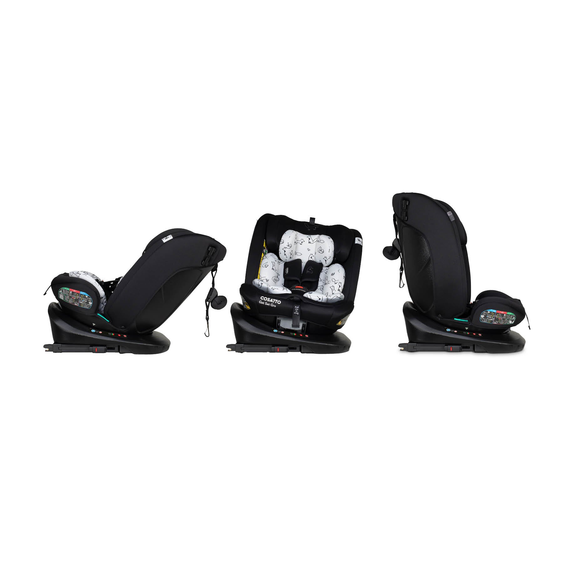 Get Set Gro i-Size 360 Car Seat Foxed